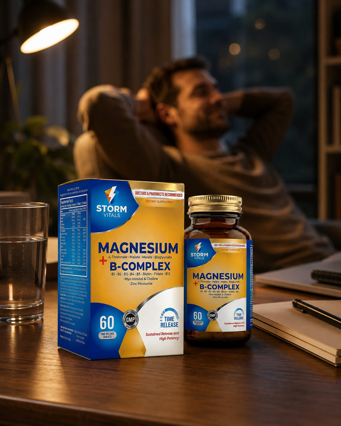 Storm Vitals Magnesium + B-Complex 60 Tablet