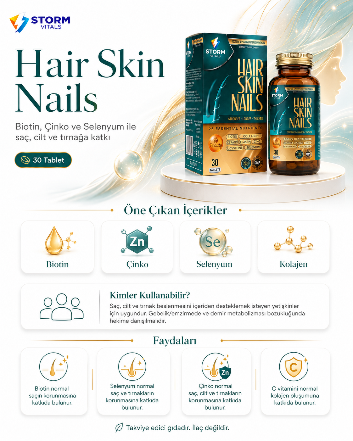 Storm Vitals Hair Skin Nails