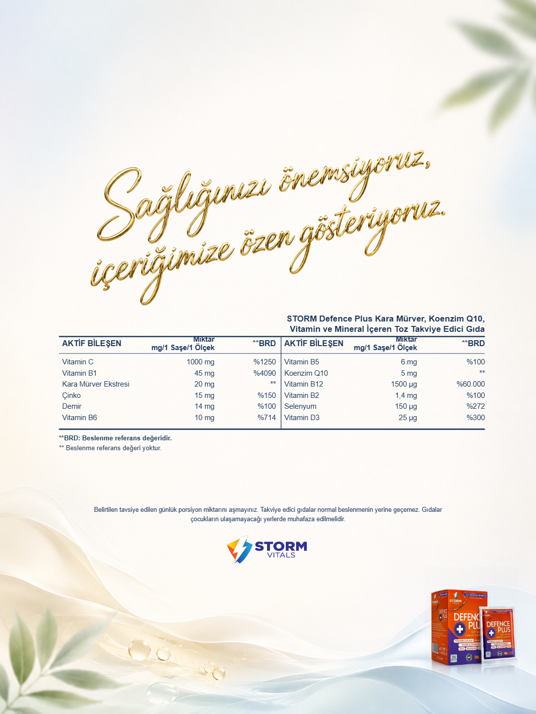 Storm Vitals Defence Plus