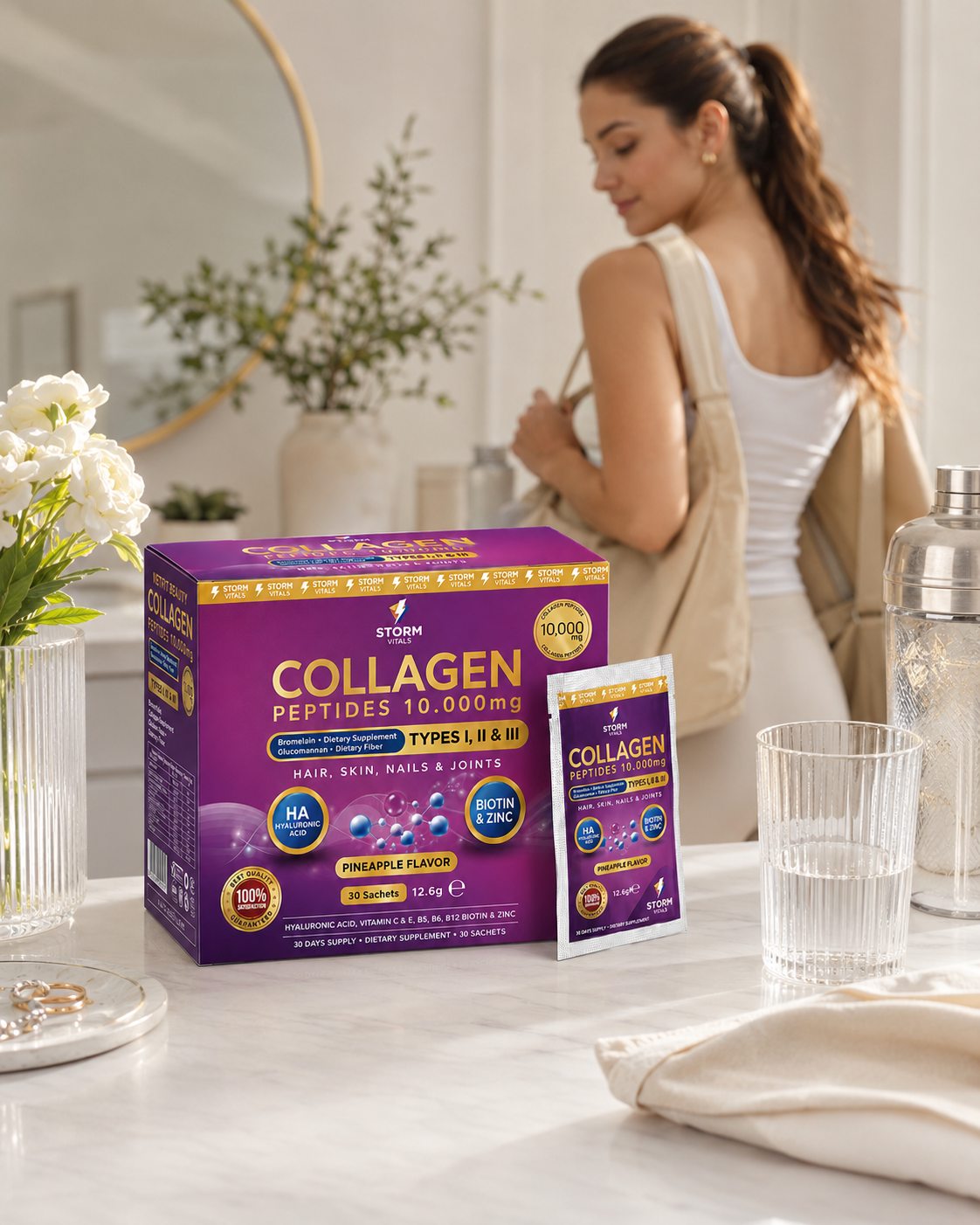 Storm Vitals Collagen Peptides 10.000mg 30 Saşe