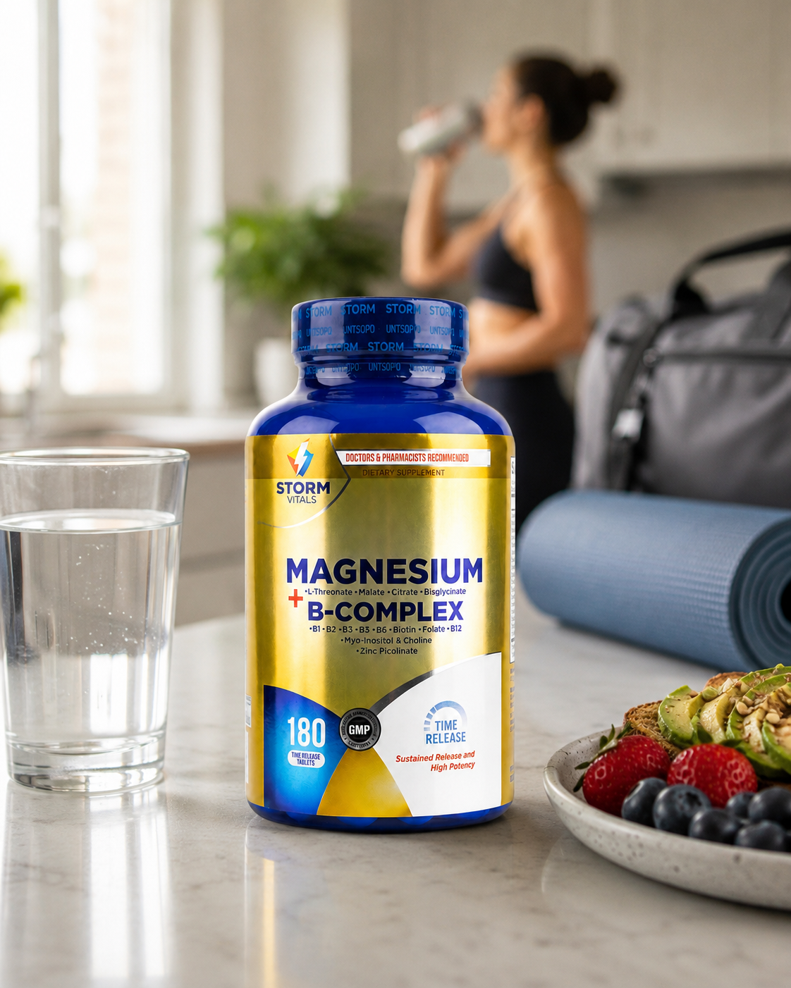 Storm Vitals Magnesium + B-Complex 180 Tablet
