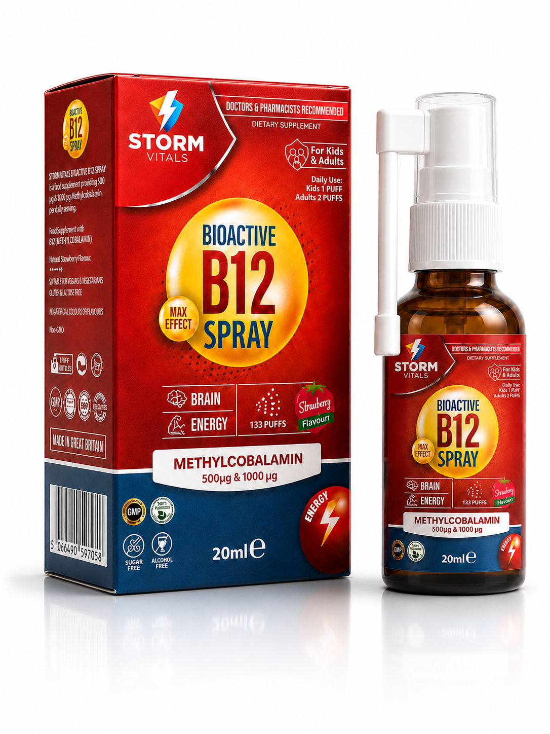 Storm Vitals Bioactive B12 Spray