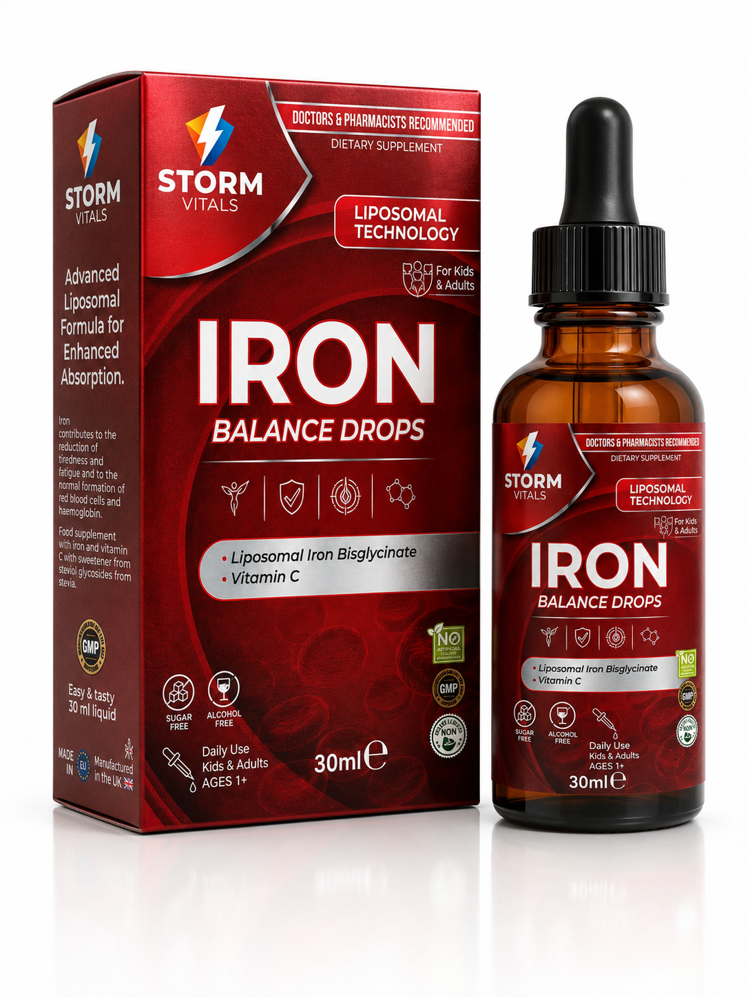 Storm Vitals Iron Balance Drops
