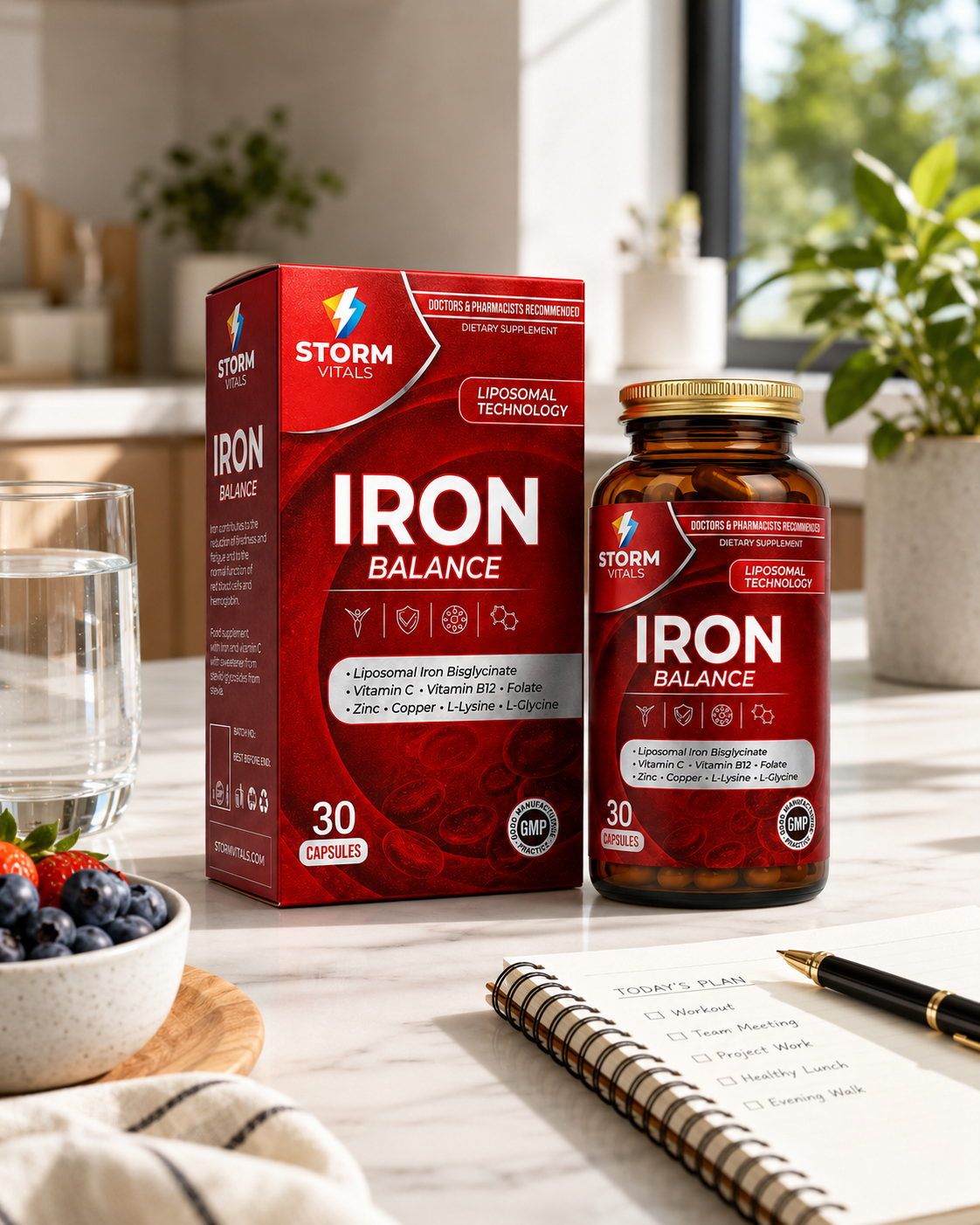 Storm Vitals Iron Balance (Kapsül)