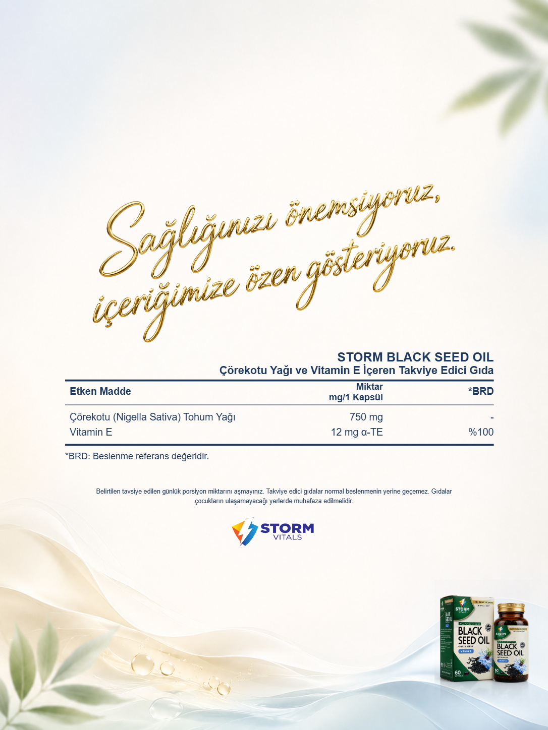Storm Vitals Black Seed Oil