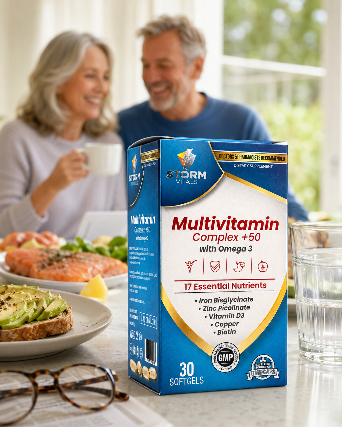 Storm Vitals Multivitamin Complex +50 (Omega 3)