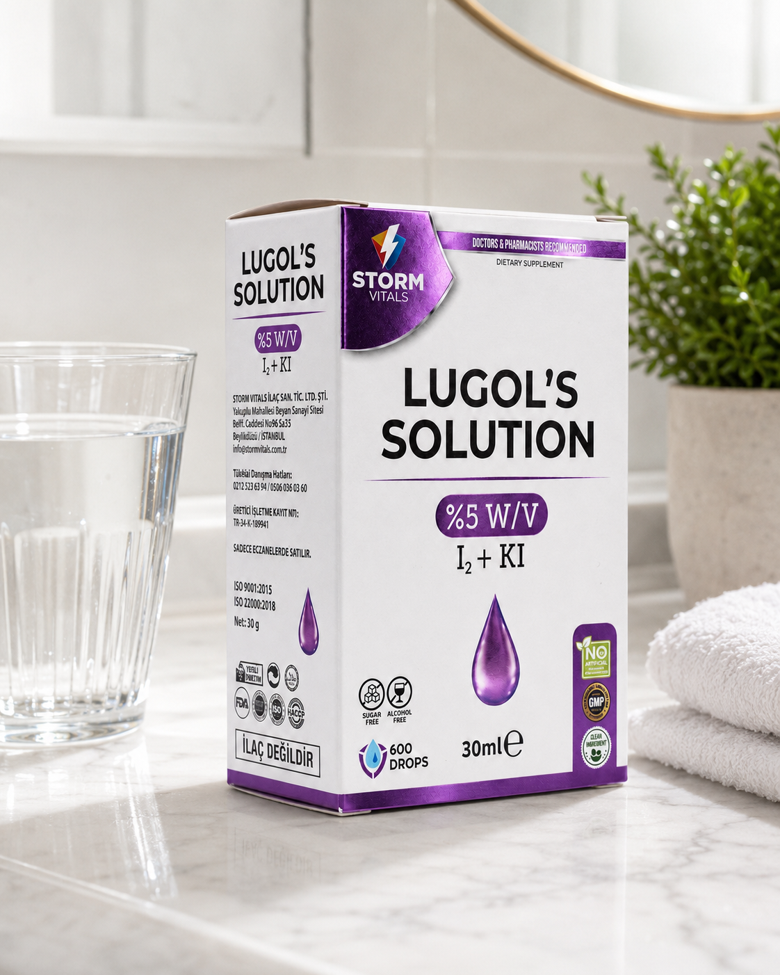 Storm Vitals Lugol's Solution %5 30 ml