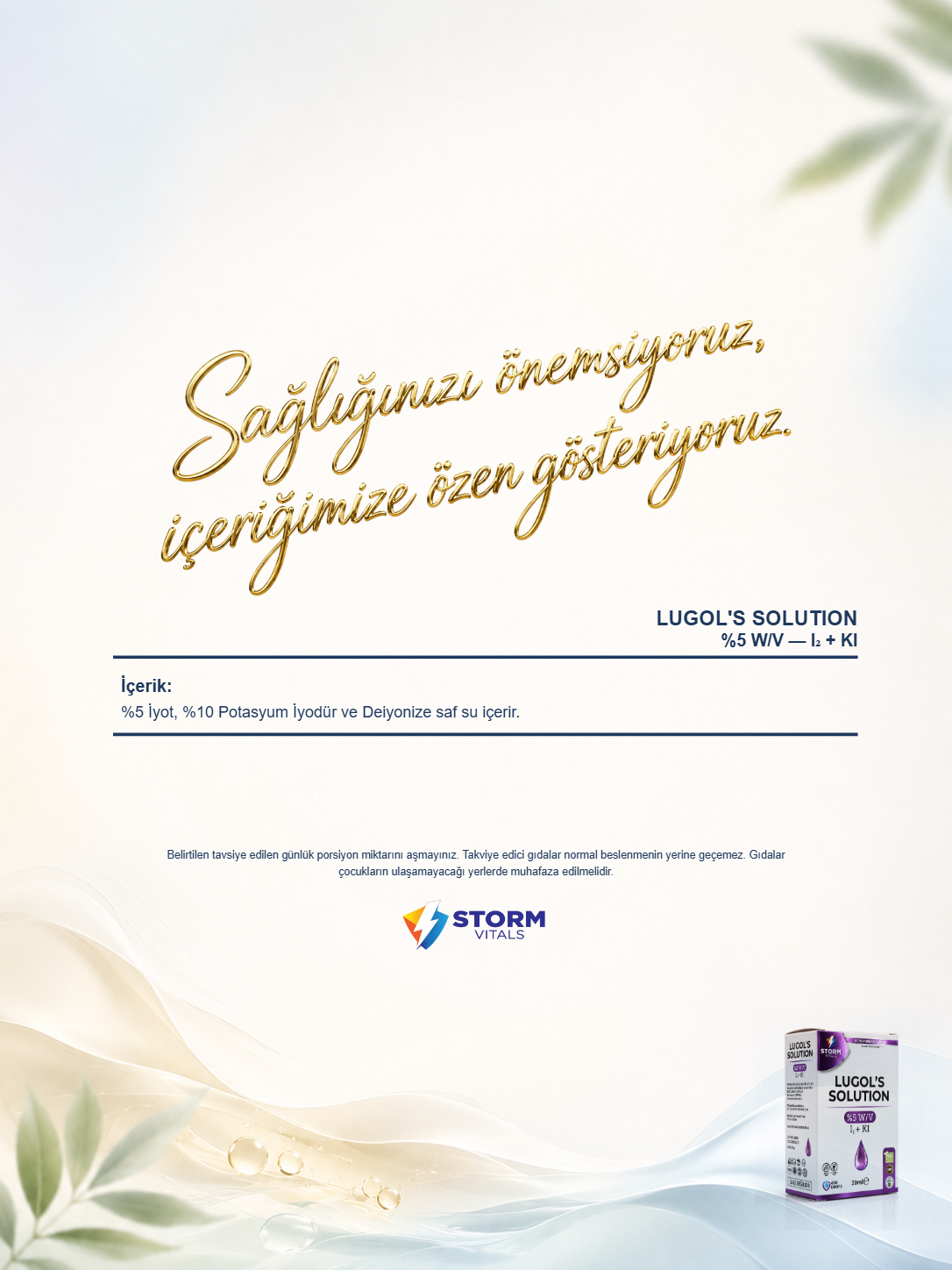 Storm Vitals Lugol's Solution %5 30 ml